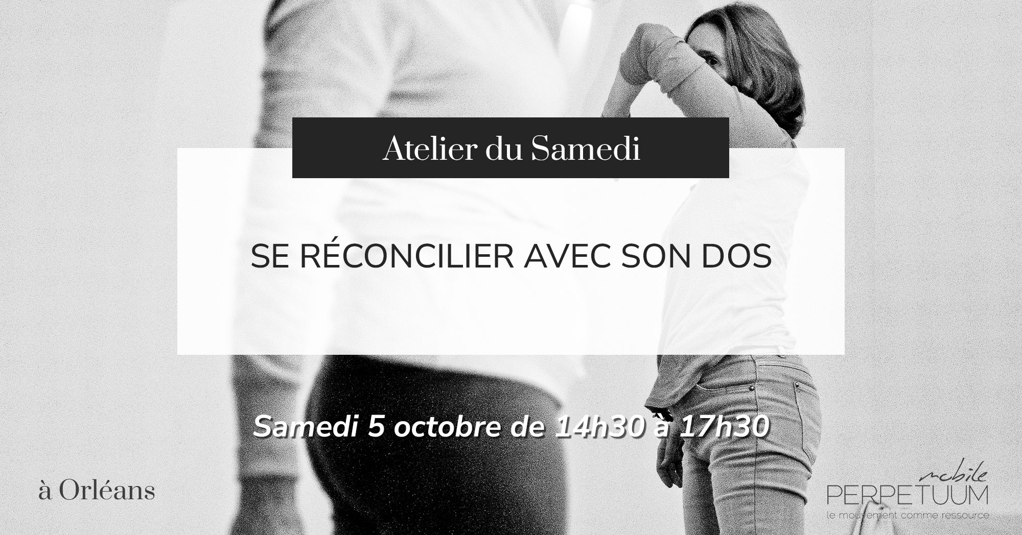 Atelier du samedi de Feldenkrais à Orléans - Octobre 2024